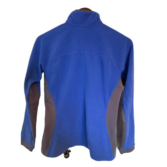 The North Face Full zip lightweight fleece blue and gray medium - Picture 3 of 9